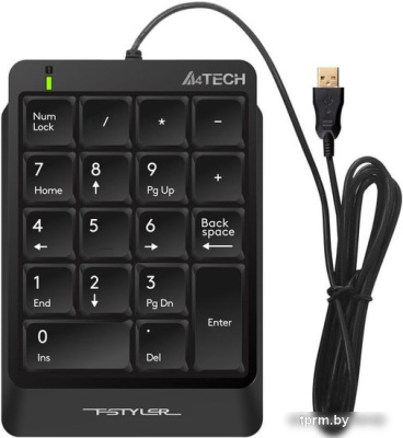 Цифровой блок A4Tech FK13P (черный) 