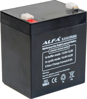 Аккумулятор для ИБП ALFA SL12-5 (12V-5Ah) 