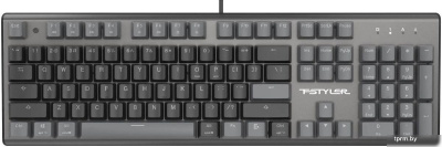 Клавиатура A4Tech Fstyler FS100 Neon (серый/черный) 