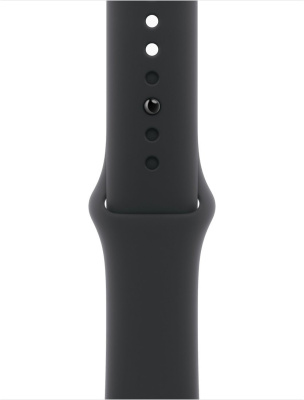 Умные часы Apple Watch Series 10 42 мм (алюминиевый корпус, черный/черный, спортивный силиконовый ремешок S/M) 