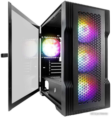 Корпус 1stPlayer Trilobite T3-BK-4F1 