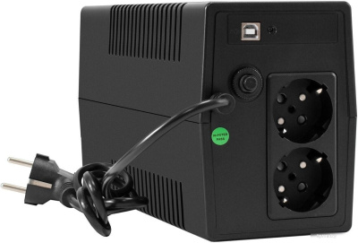 Источник бесперебойного питания ExeGate Smart LB-650.LCD.AVR.2SH.USB 