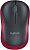 Мышь Logitech M185 (черный/красный) 