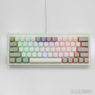 Клавиатура Cyberlynx ZA63 Pro Beige Gray Yellow (TNT Yellow) 