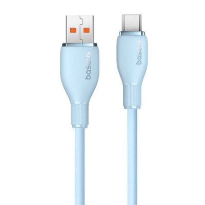 Кабель Baseus Pudding Series Fast Charging Cable 100W USB Type-C - USB Type-C (1.2 м, голубой) 