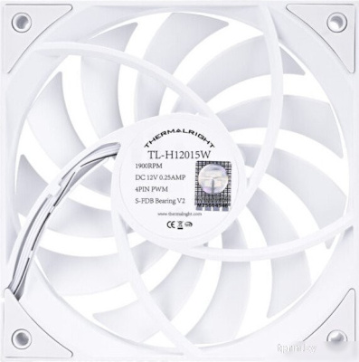 Вентилятор для корпуса Thermalright TL-H12015W (белый) 