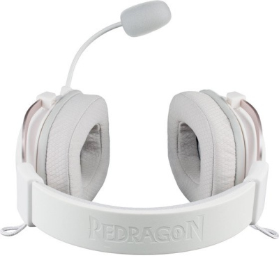 Наушники Redragon Zeus X (белый/розовый) 