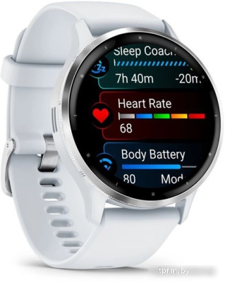 Garmin Venu 3 (белый, с силиконовым ремешком) 