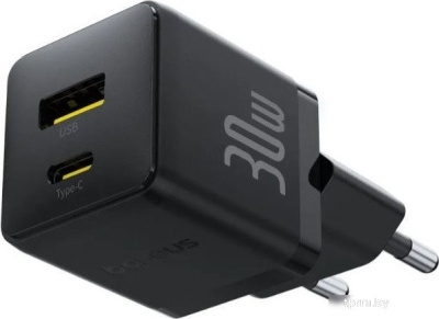 Baseus Palm Fast Charger C+U 30W EU P1011160A113-00 (черный) 