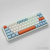 Клавиатура Cyberlynx ZA63 White Blue Orange (TNT Yellow) 