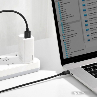 Кабель Baseus USB Type-A - Type-C CATYS-01 (1 м, черный) 