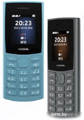 Кнопочный телефон Nokia 105 (2023) Dual SIM TA-1557 (бирюзовый) 