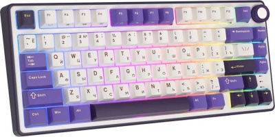 Клавиатура Royal Kludge R75 RGB Blackberry (RK Brown) 