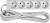 Удлинитель General Lighting GES-10 470032 (3 м, белый) 