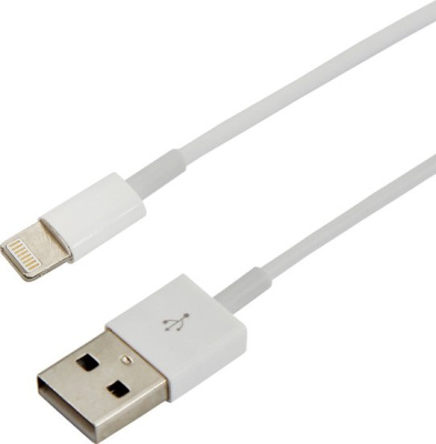 Кабель Rexant 18-0001 USB Type-C - Lighting (1 м, белый) 