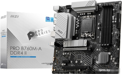 Материнская плата MSI Pro B760M-A DDR4 II  Материнская плата MSI Pro B760M-A DDR4 II