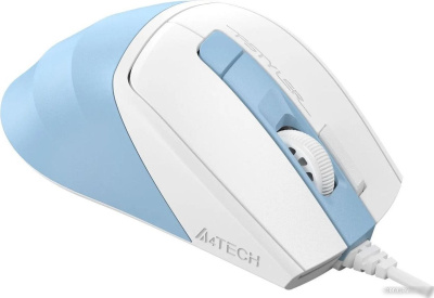 Мышь A4Tech Fstyler FM45S Air (голубой/белый) 