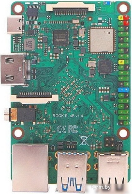 Одноплатный компьютер Radxa ROCK Pi 4 Model A 4GB 