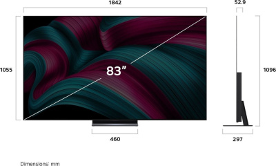OLED телевизор LG OLED evo AI C5 OLED83C5RLA 