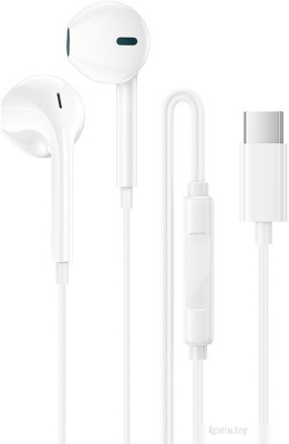 Наушники Borofone BM100 USB Type-C (белый) 