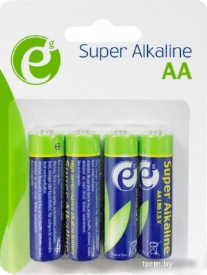 Батарейки EnerGenie Super Alkaline AA 4 шт. EG-BA-AA4-01 