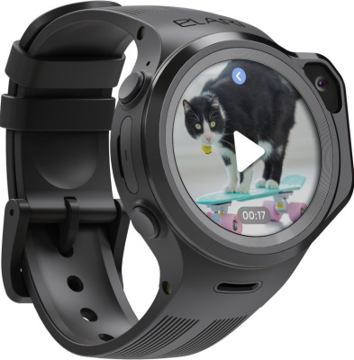 Детские умные часы Elari KidPhone 4GR M (черный) 