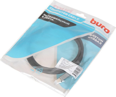 Кабель Buro BHP-DPP-1.4-1.5G (1.5 м, черный) 