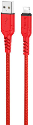 Кабель Hoco X59 USB Type-A - Lightning (1 м, красный)