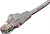 Кабель Lanmaster LAN-PC45/U6-0.5-GY 