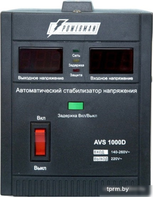 Стабилизатор напряжения Powerman AVS 1000D Black 