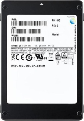 SSD Samsung PM1643a 3.84TB MZILT3T8HBLS 