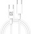 Defender F182 30 Вт USB Type-C - USB Type-C (1 м, белый) Defender F182 30 Вт USB Type-C - USB Type-C (1 м, белый)