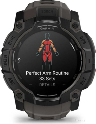 Умные часы Garmin Instinct 3 50 мм (черный) 