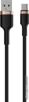Кабель Olmio USB Type-A - USB Type-C 041657 (1.2 м, черный) 
