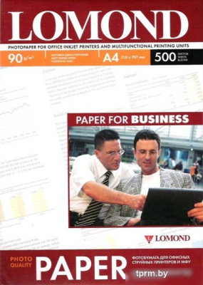 Фотобумага Lomond Матовая односторонняя A4 90 г/кв.м. 500 листов (0102131) 