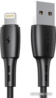 Кабель Vipfan X05 USB Type-A - Lightning (2 м, черный) 