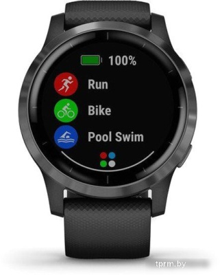 Умные часы Garmin Vivoactive 4 (черный/серый) 