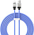 Кабель Baseus CoolPlay Series Fast Charging Data Cable 2.4A USB Type-A - Lightning (2 м, синий) 