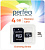 Perfeo microSDHC PF4GMCSH10AES 4GB (с адаптером) 