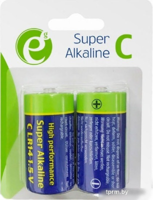 Батарейки EnerGenie Super Alkaline C 2 шт. EG-BA-LR14-01 