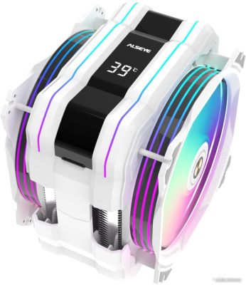 Кулер для процессора ALSEYE M120D W Plus (белый) 