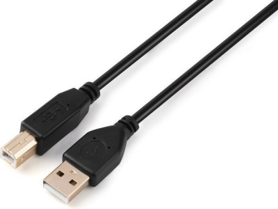 Кабель GoPower 00-00027492 USB Type-A - USB Type-B (1.8 м, черный) 
