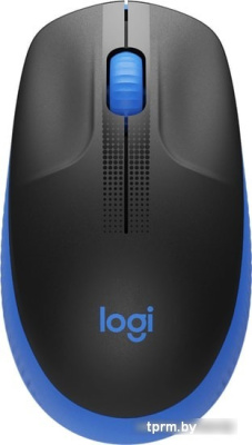 Мышь Logitech M190 (черный/синий) 