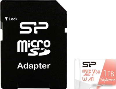 Карта памяти Silicon-Power Superior A1 microSDXC SP001TBSTXDV3V20SP 1TB (с адаптером) 