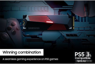 SSD Samsung 990 Pro с радиатором 2TB MZ-V9P2T0CW 