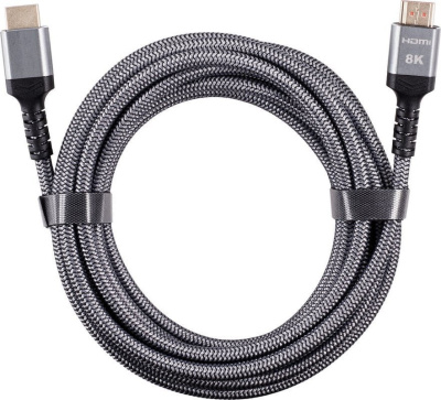 Кабель AOPEN ACG859A-5 HDMI - HDMI (5 м, серый) 
