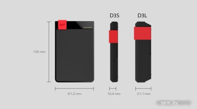 Внешний жесткий диск Silicon-Power Diamond D30 4TB SP040TBPHDD3LS3K 
