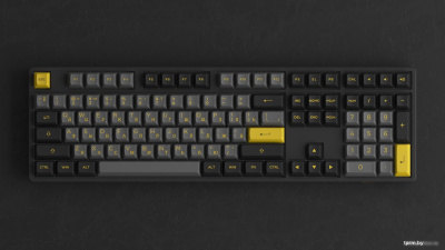 Клавиатура Akko 5108S Black & Gold (Akko Cream Yellow V3) 