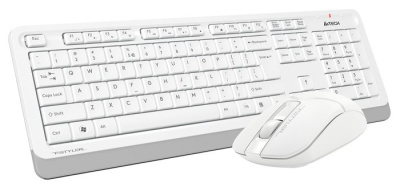 Клавиатура + мышь A4Tech Fstyler FG1012 (белый) 