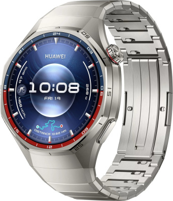 Huawei Watch GT 6 Pro 46 мм (серебристый, с серебристым браслетом, международная версия) 